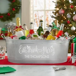 Eat, Drink & Be Merry Beverage Tub