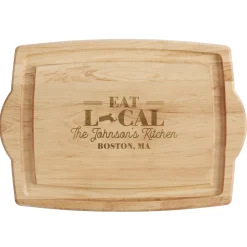 Eat Local Maple Maple Wood Cutting Board