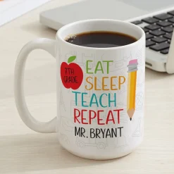 Eat, Sleep, Teach Coffee Mug