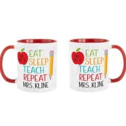 Eat, Sleep, Teach Coffee Mug