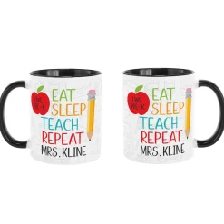 Eat, Sleep, Teach Coffee Mug