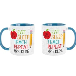Eat, Sleep, Teach Coffee Mug