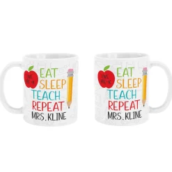 Eat, Sleep, Teach Coffee Mug