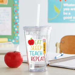Eat, Sleep, Teach Tumbler