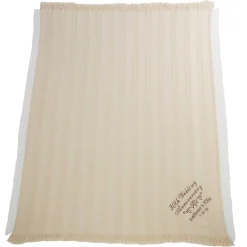 Elegant Anniversary Embroidered Throw