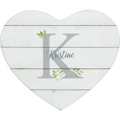 Elegant Baby Name Heart Shaped Jewelry Box