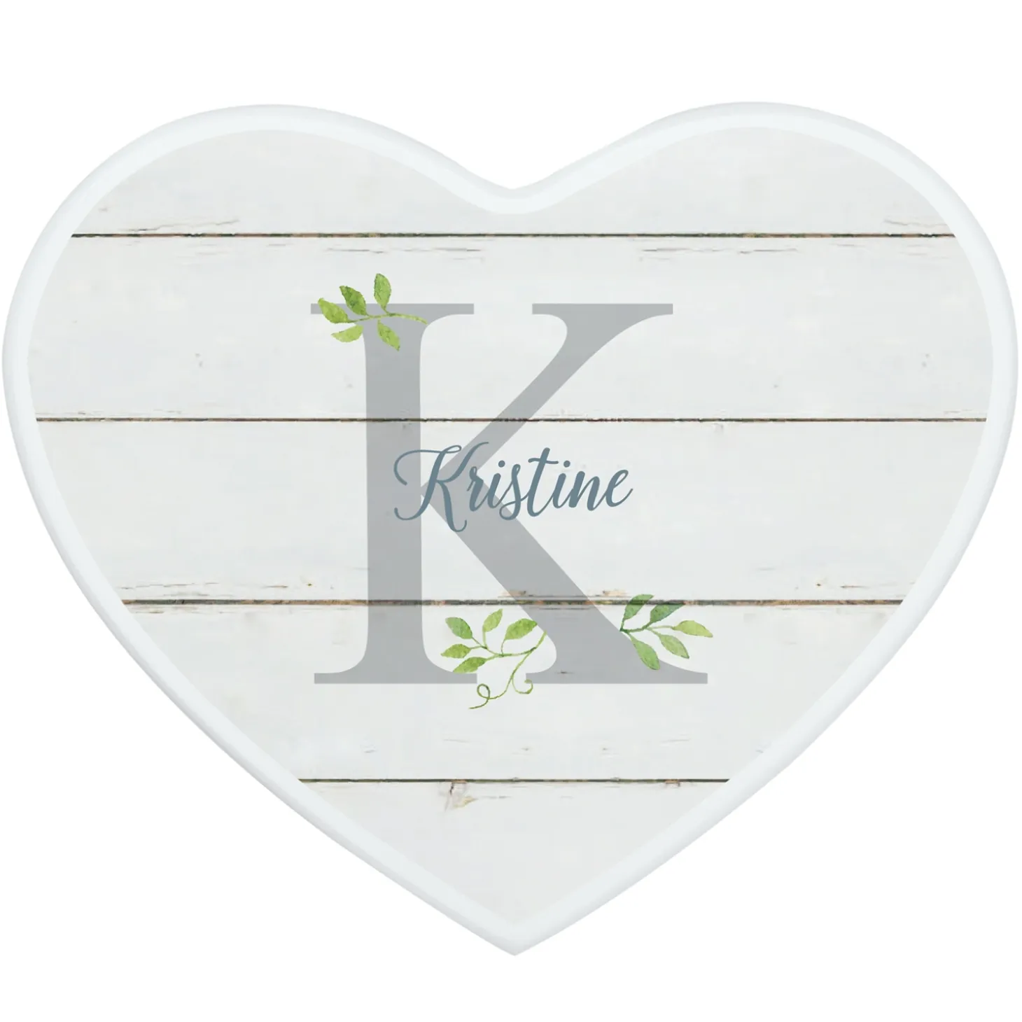 Elegant Baby Name Heart Shaped Jewelry Box