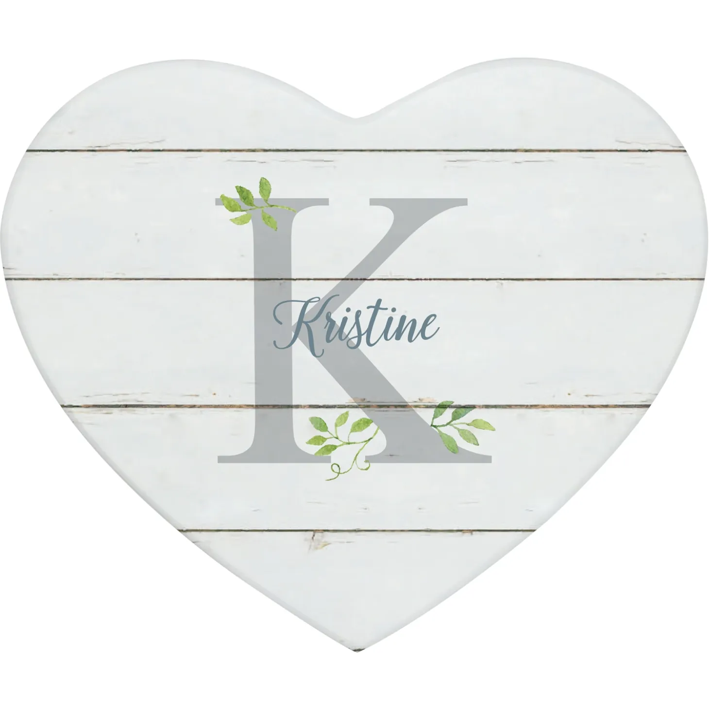 Elegant Baby Name Heart Shaped Jewelry Box