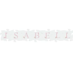 Elegant Baby Name Mini Wood Puzzle Set