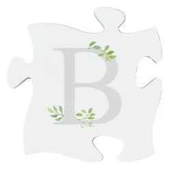 Elegant Baby Name Mini Wood Puzzle Set