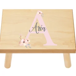 Elegant Baby Name Step Stool