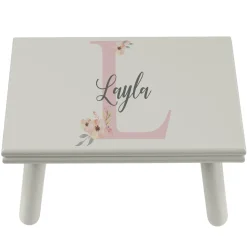 Elegant Baby Name Step Stool