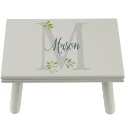 Elegant Baby Name Step Stool
