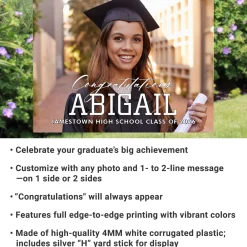Elite Graduate Photo Yard Sign