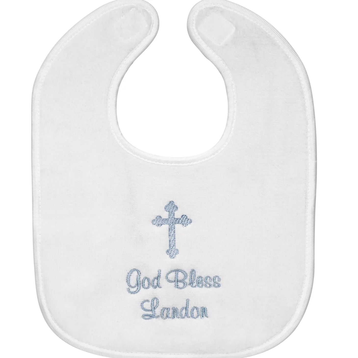 Embroidered Baptismal Bib & Bodysuit