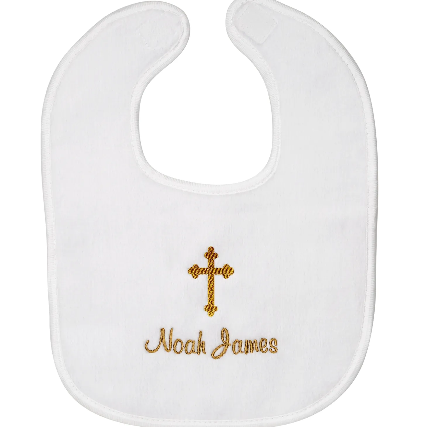 Embroidered Baptismal Bib & Bodysuit