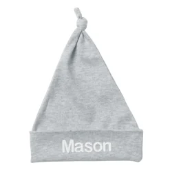 Embroidered Name Knotted Hat