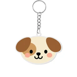 Emoji Fun Acrylic Backpack Tag
