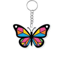 Emoji Fun Acrylic Backpack Tag