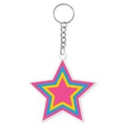 Emoji Fun Acrylic Backpack Tag