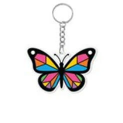 Emoji Fun Acrylic Backpack Tag