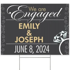 Engagement Yard Sign