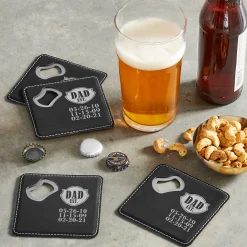 Established Bottle Opening Coasters