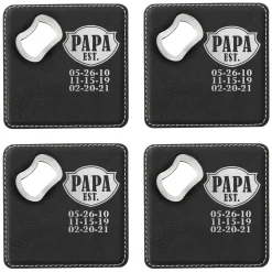 Established Bottle Opening Coasters