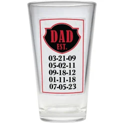 Established Pint Beer Glass