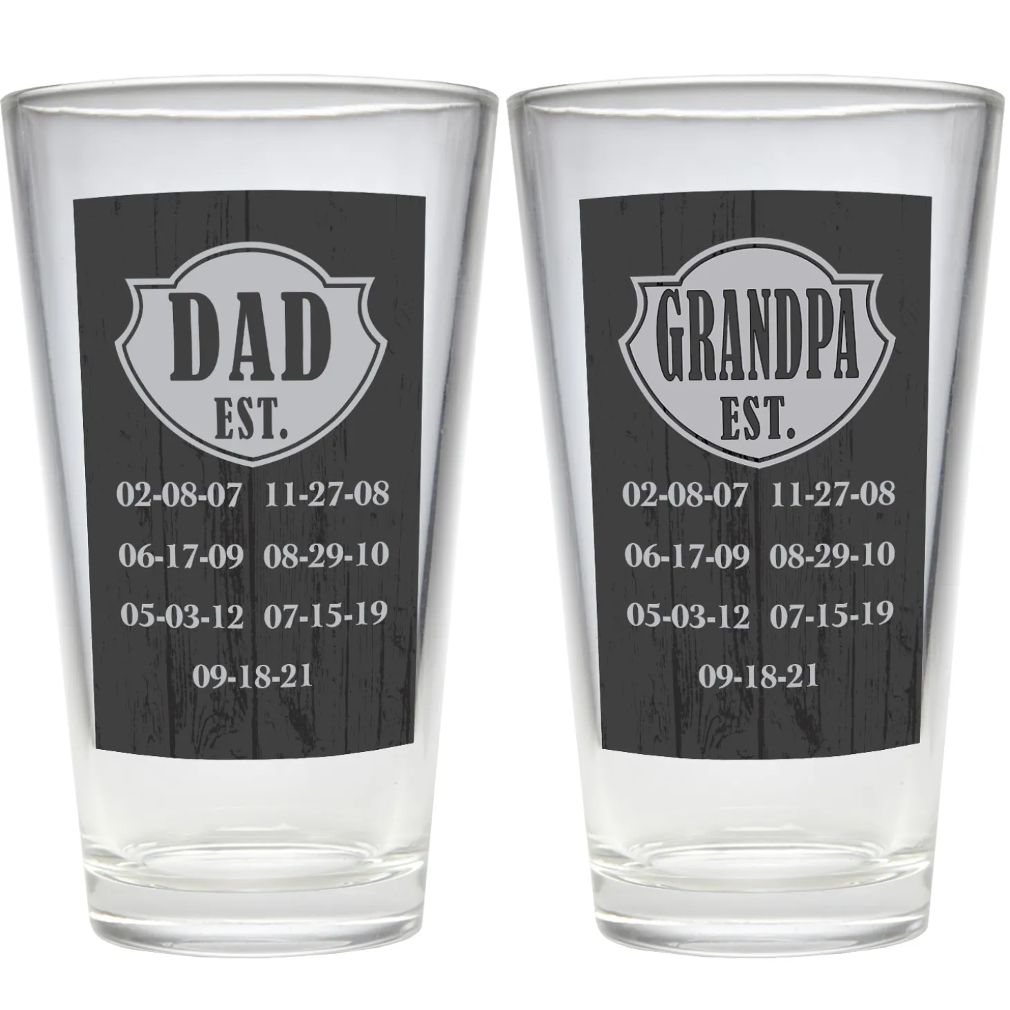 Established Pint Beer Glass