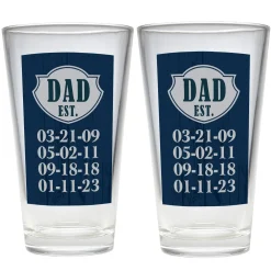 Established Pint Beer Glass
