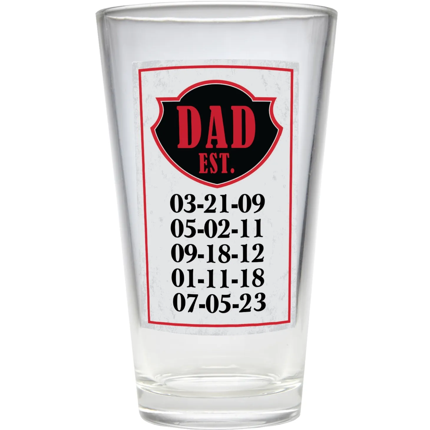 Established Pint Beer Glass