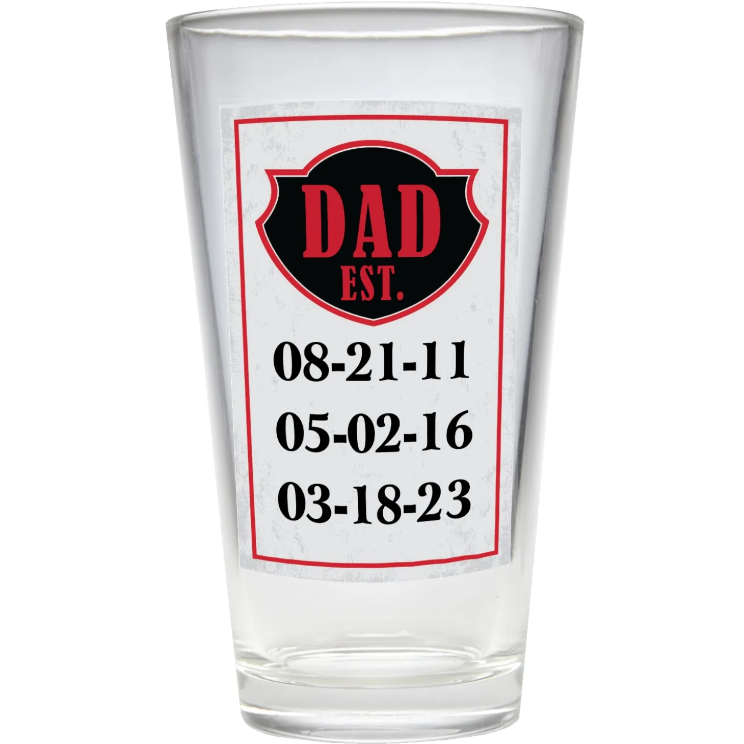 Established Pint Beer Glass