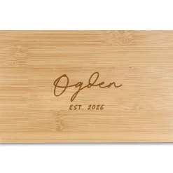 Est. Bamboo Wine Gift Set .product-info-decoration { display: inline-flex; justify-content: space-between; align-items: center; border-radius: 0.4rem; background-color: #E8E8E8; padding: 0.2rem 0.4rem; font-size: 1.4rem; line-height: 1.6rem; font-weight: var(--font-weight-semibold); letter-spacing: 0.042rem; text-transform: uppercase; --decoration-icon-url: ''; /* will be dynamically set */}.product-info-decoration.badge-icon::before { content: ''; width: 2rem; height: 2rem; background: var(--decoration-icon-url) no-repeat; background-size: 100% 100%; display: block; margin-right: 0.4rem;} Laser Engraved