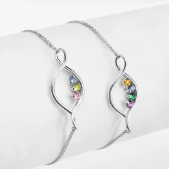 Eternal Embrace Birthstone Bracelet
