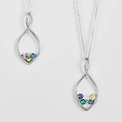 Eternal Embrace Birthstone Necklace