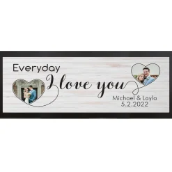 Every Day I Love You Photo Canvas
