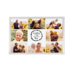 Everything Photo Collage Glass Block