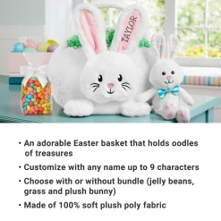 Extra Large Plush Bunny Basket