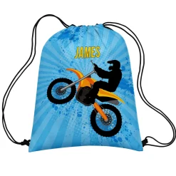 Extreme Sports Allover Print Drawstring Bag