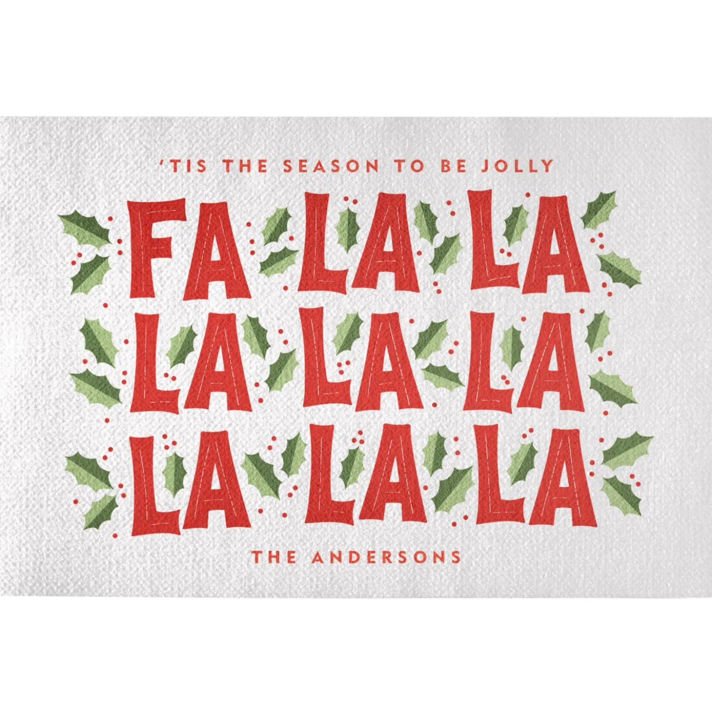 Fa La La Doormat