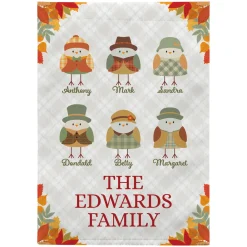 Fall Birds Garden Flag