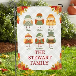 Fall Birds Garden Flag