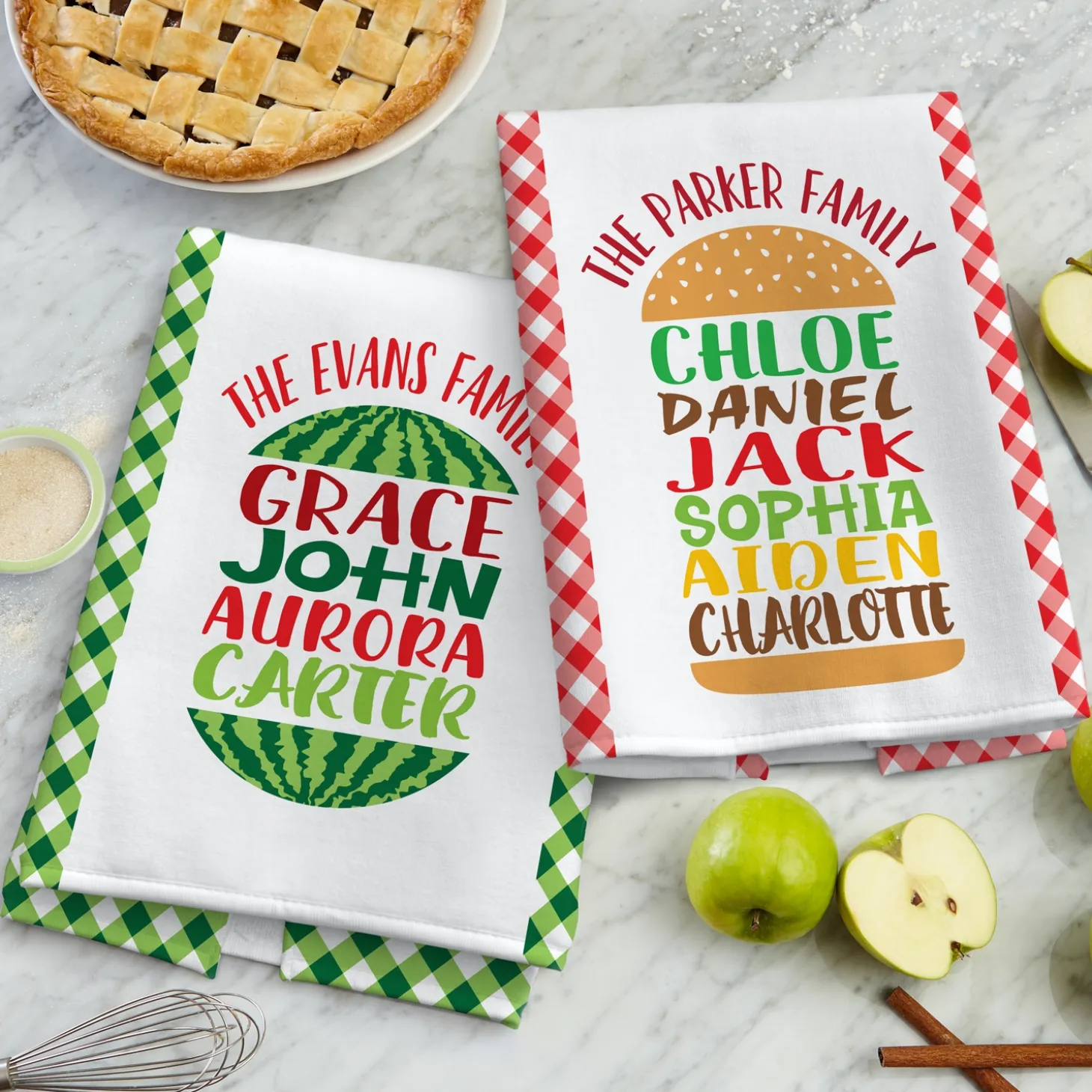 Family BBQ Kitchen Towel