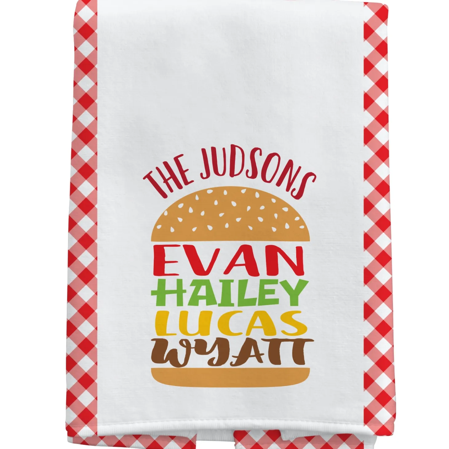 Family BBQ Kitchen Towel