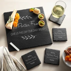 Family Branches Slate Entertaining 5pc Set