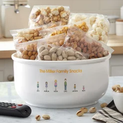 Family Characters Serving Bowl