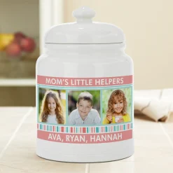 Family Fun Photo Cookie Jar