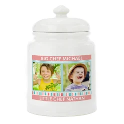 Family Fun Photo Cookie Jar