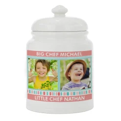Family Fun Photo Cookie Jar